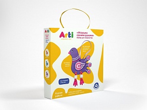 Набор для создания глиняной птички Арчи (Arti, Г000683)